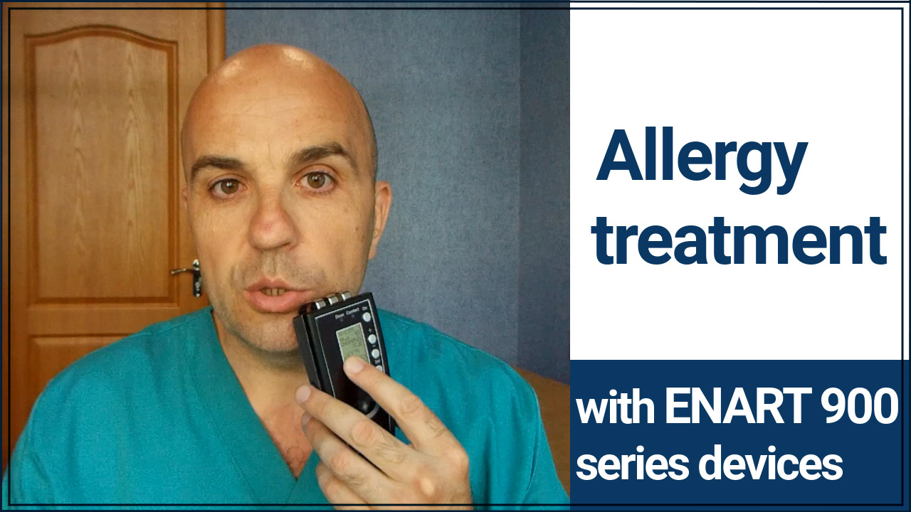 Allergy trearment with ENART